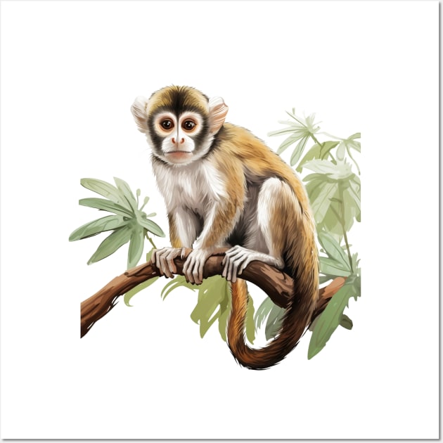 Squirrel Monkey Wall Art by zooleisurelife